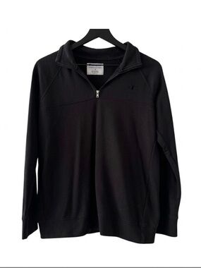 Champion Black Quarter-Zip Pullover - S